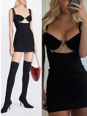 Dion Lee Zip Underwire Mini Dress